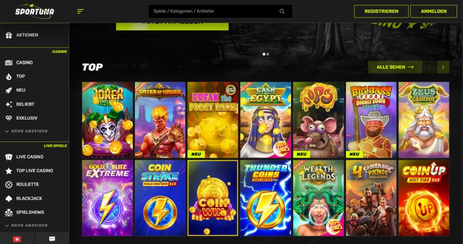 Sportuna Casino Schweiz